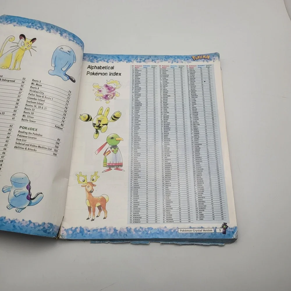 Pokemon Crystal Version Nintendo Power Official Player's Guide Strategy